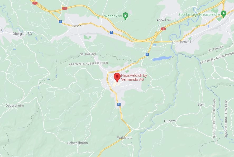 Carte Google-Maps de Vermando AG